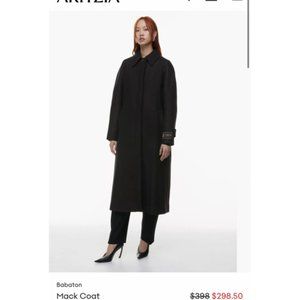 Aritzia Babaton Mack Black Coat